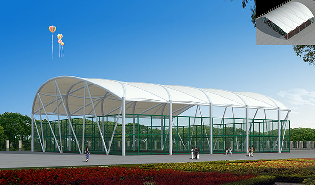 膜布局修建彰显都会特色